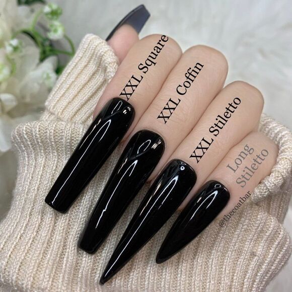 Classic Dark Mauve Glossy Custom Press On Nails | High Quality Nails | Handmade - Picture 8 of 10